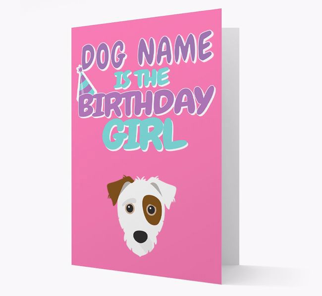 'Birthday Girl' Card with {breedFullName} Icon